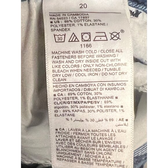 Old Navy women’s jeans plus size 20 high-rise blue stretch pockets medium wash - Picture 9 of 11